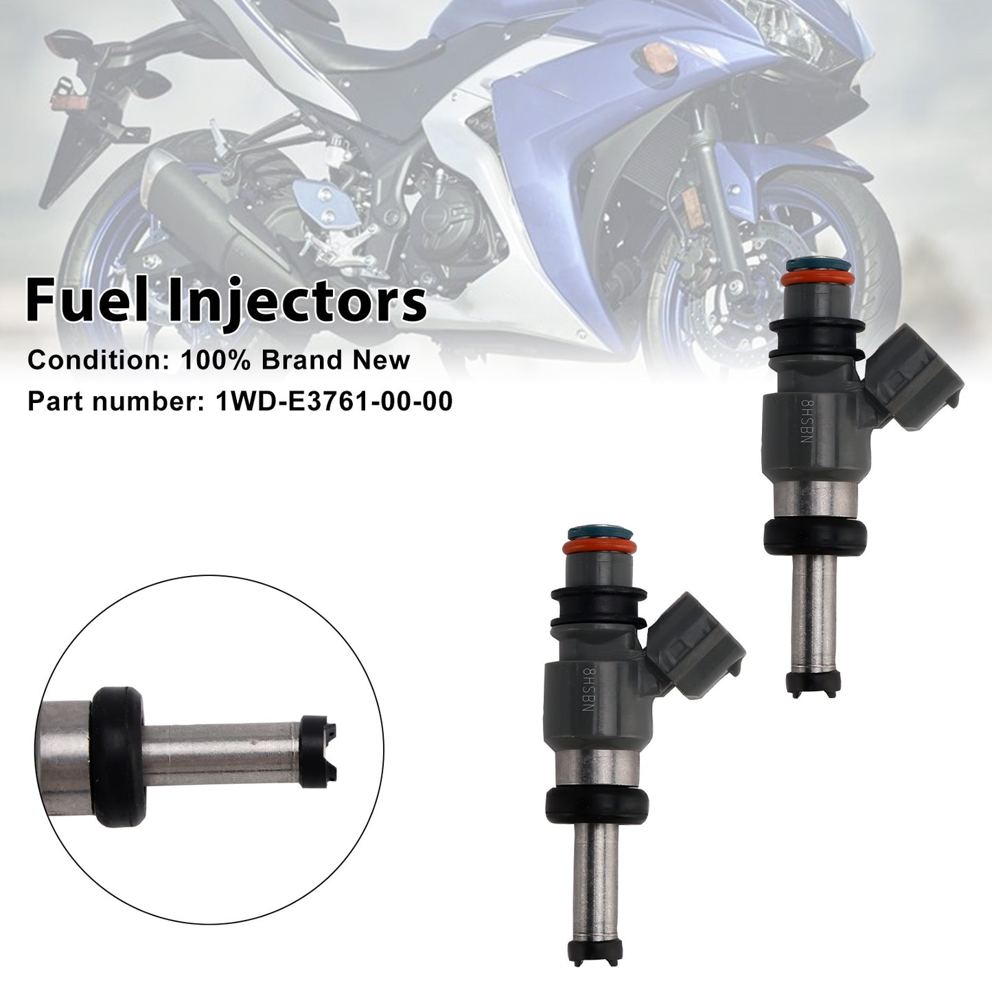2015 Yamaha YZFR3 YZFR3FB 1WD-E3761-00-00 Fuel Injectors