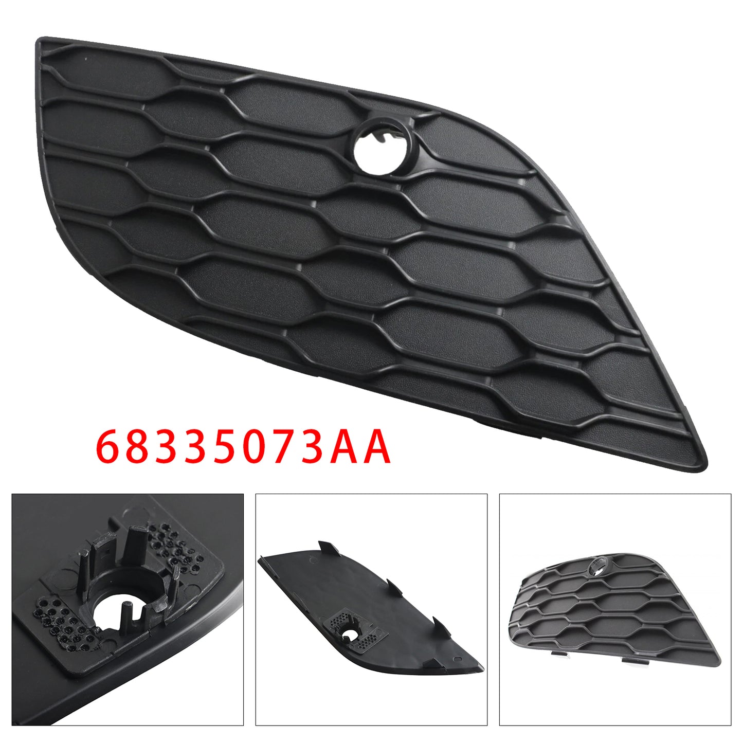 2017-2022 Jeep Grand Cherokee 68335073AA Bumper Fog Light Cover