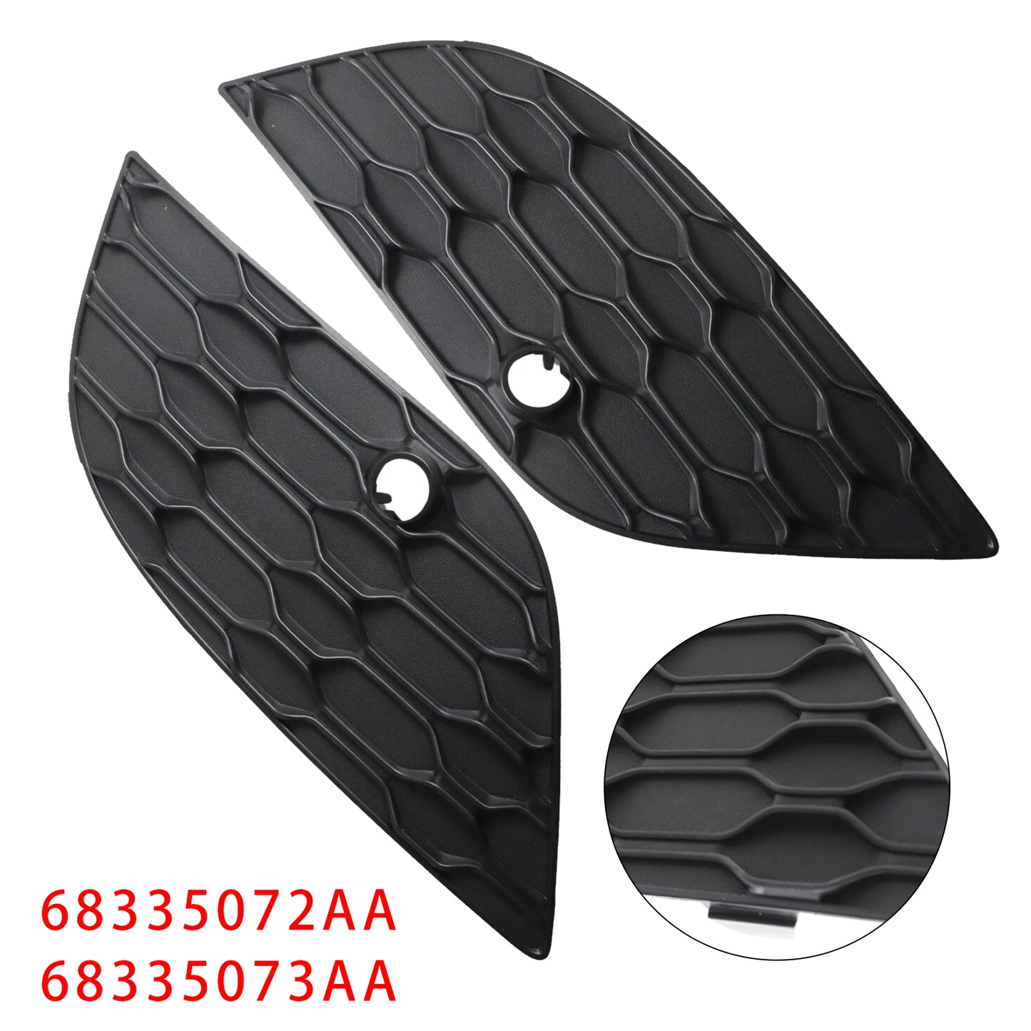 2017-2022 Jeep Grand Cherokee 68335073AA Bumper Fog Light Cover