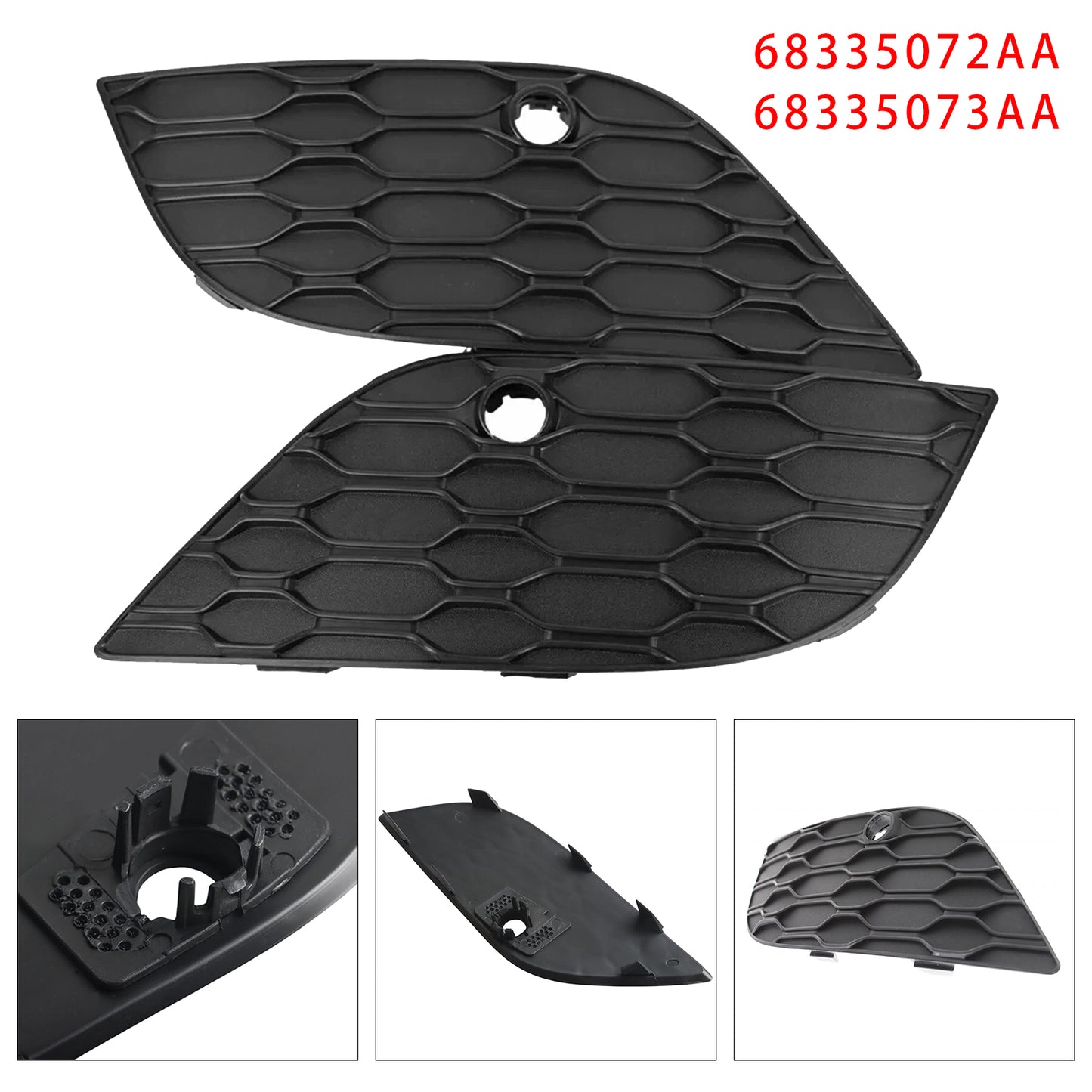 2017-2022 Jeep Grand Cherokee 68335073AA Bumper Fog Light Cover