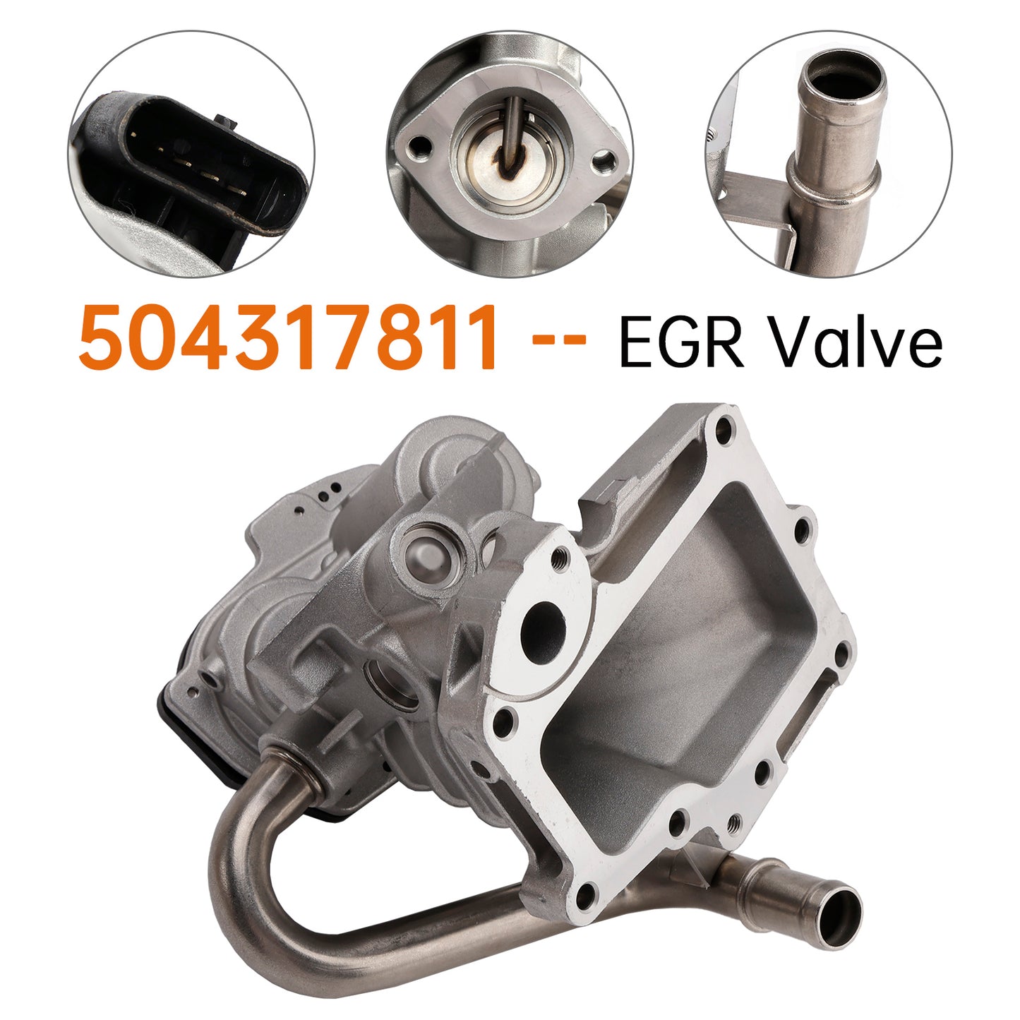 2014-2016 Iveco Daily VI Van 35S15 35C15 40C15 45C15 50C15 65C15 70C15 2998 CCM 146 CV 504317811 EGR Valve