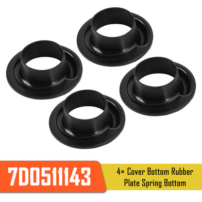VW Transporter T4 Bus 7D0511143 4× Cover Bottom Rubber Plate Spring Bottom