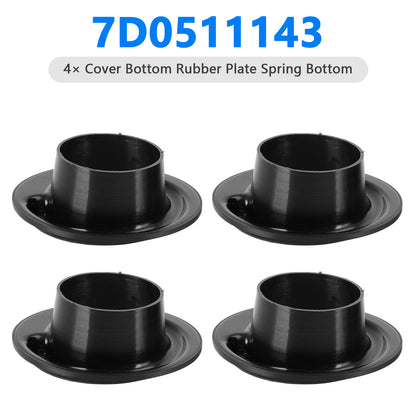 VW Transporter T4 Bus 7D0511143 4× Cover Bottom Rubber Plate Spring Bottom