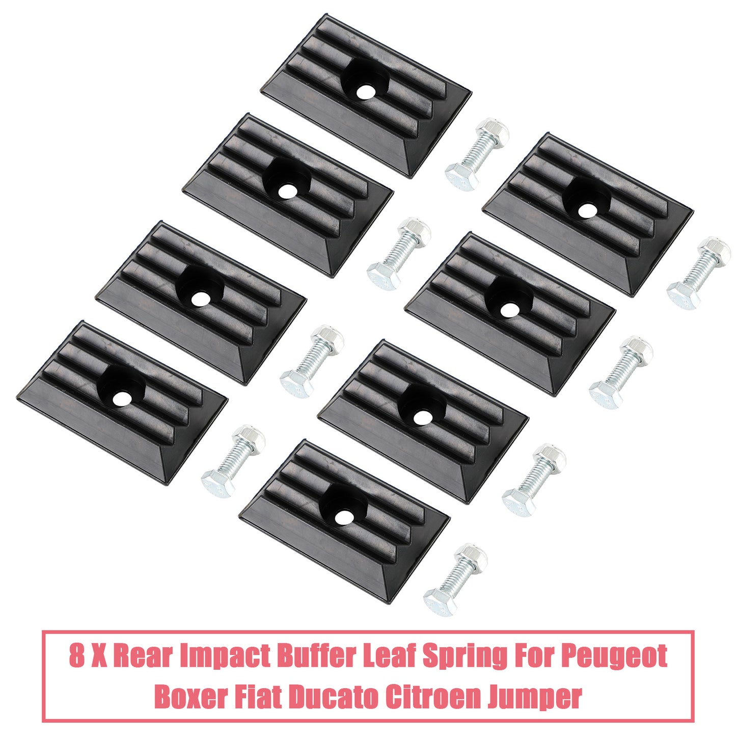 2006- Jumper 1362685080 8 X Rear Impact Buffer Leaf Spring