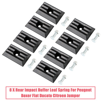 2006- Jumper 1362685080 8 X Rear Impact Buffer Leaf Spring