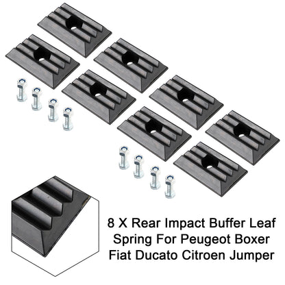 2006- Jumper 1362685080 8 X Rear Impact Buffer Leaf Spring