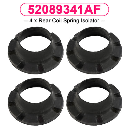 2005-2010 Jeep Grand Cherokee WK 52089341AF 4 x Rear Coil Spring Isolator