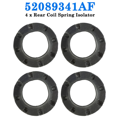 2005-2010 Jeep Grand Cherokee WK 52089341AF 4 x Rear Coil Spring Isolator