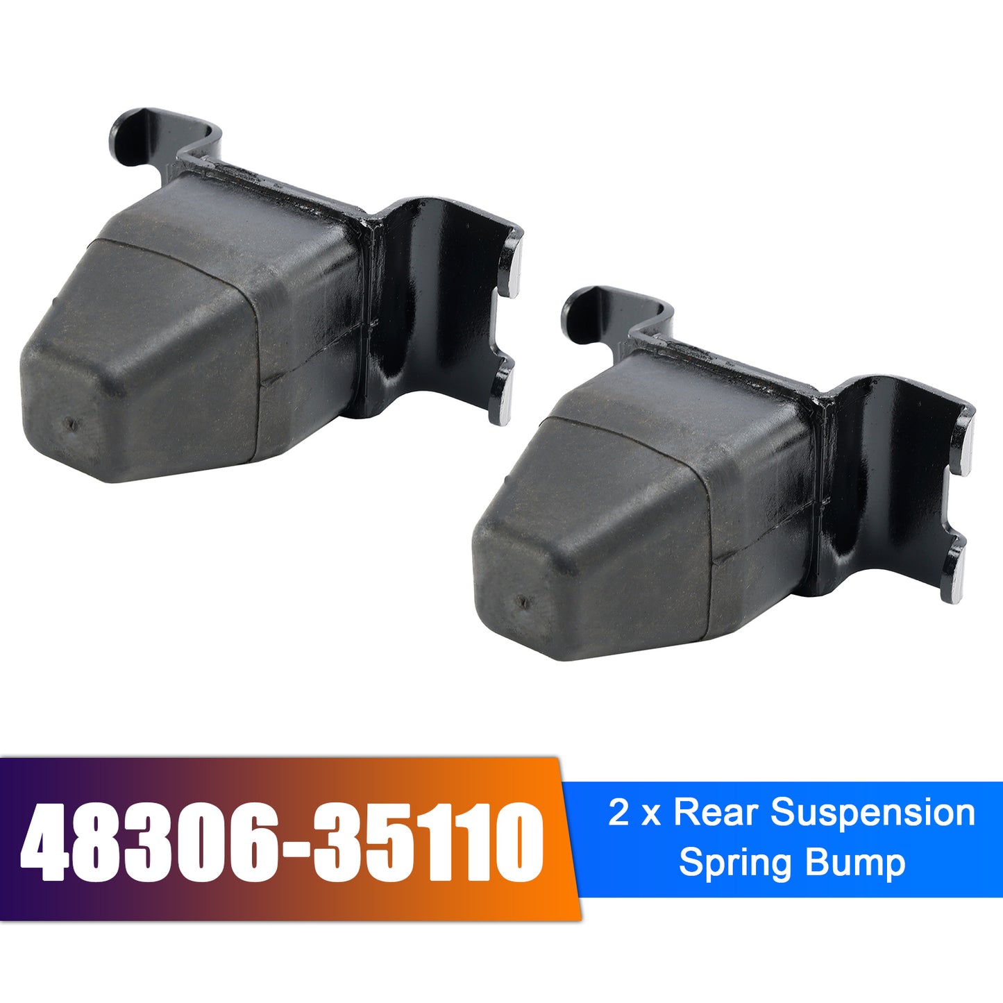 Toyota Hilux MK5 48306-35110 2 x Rear Suspension Spring Bump Stop R/H L/H