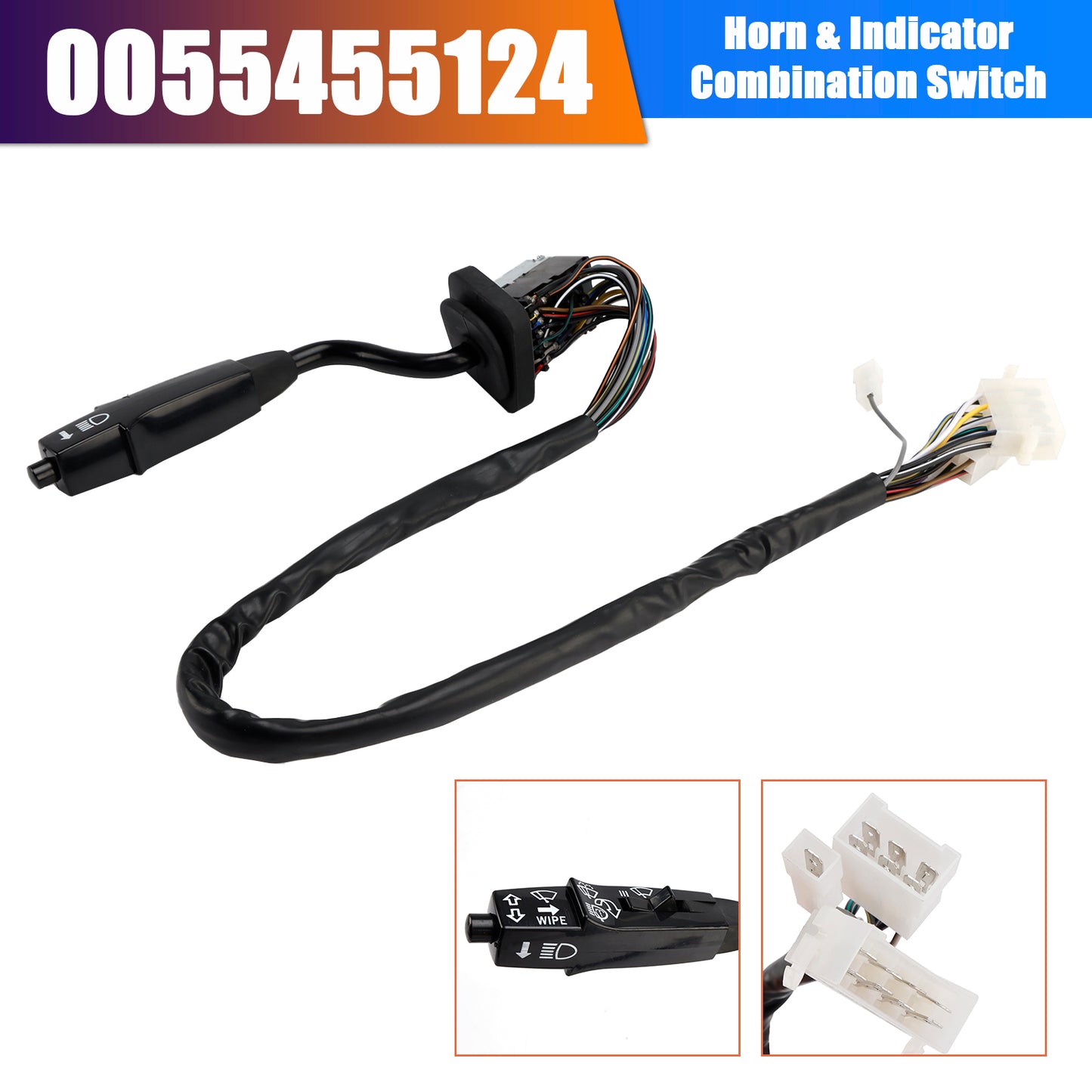 1973-1996 Mercedes-Benz Ng Sk 0055455124 Horn & Indicator Combination Switch