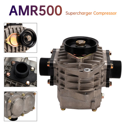 2.0L AMR500 4PK Supercharger Compressor LCD HC NOXJ Reduction V Pulley