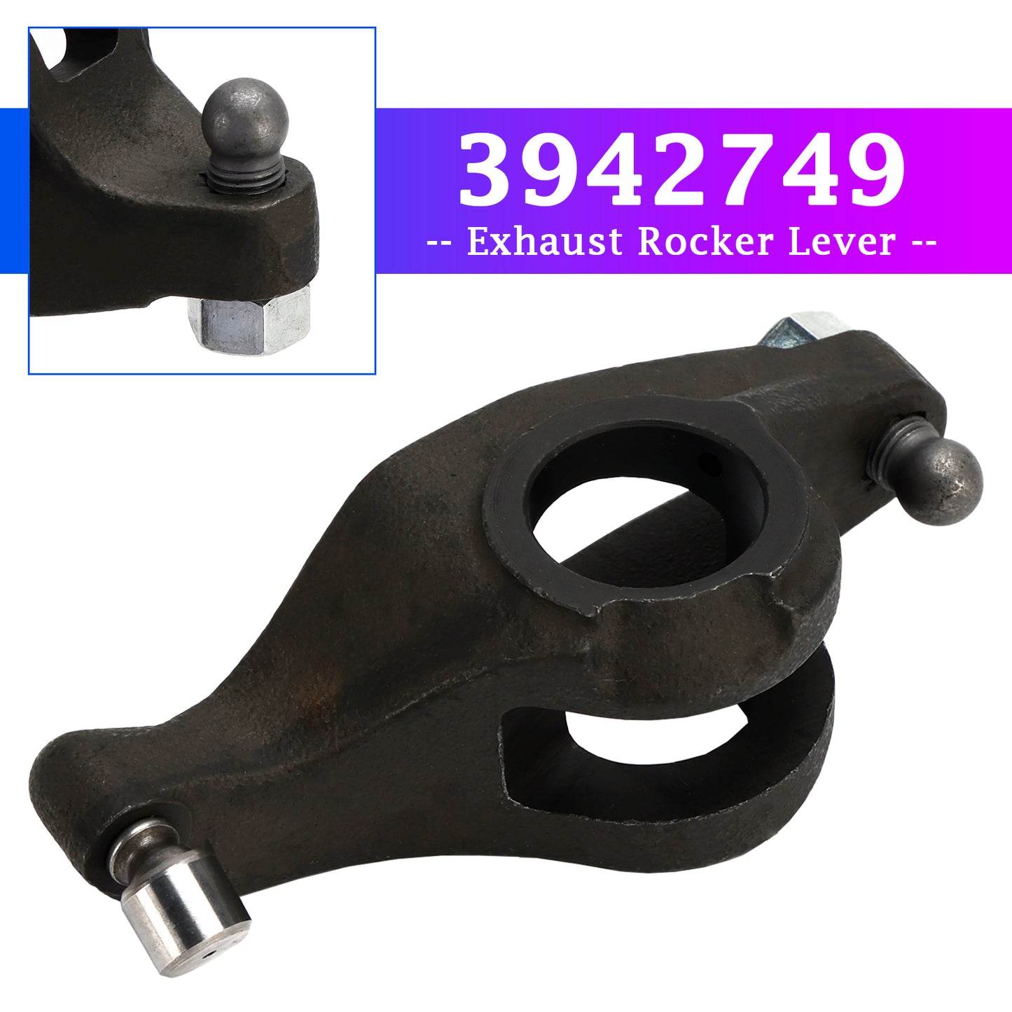 Cummins 6CT8.3, QSC8.3, QSL9 3942749 Exhaust Rocker Lever