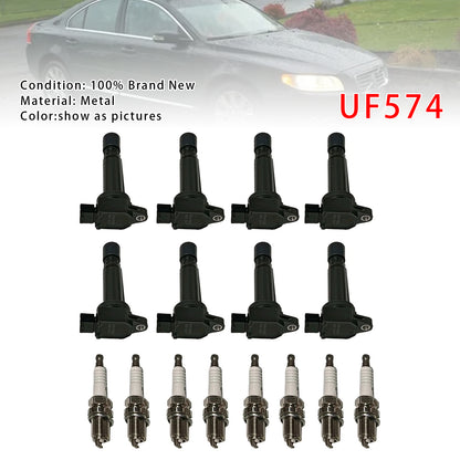 2010 XC90 R-Design Sport Utility 4-Door UF574, C1722 8X Ignition Coil & Spark Plug