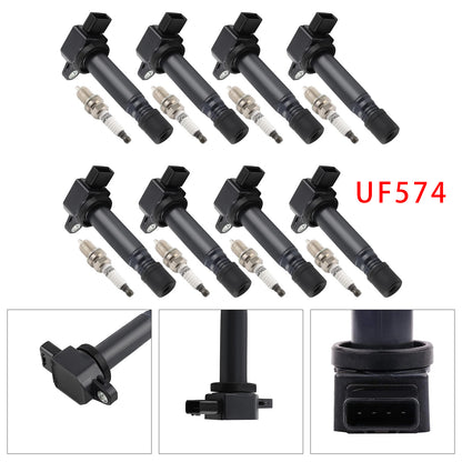 2010 XC90 R-Design Sport Utility 4-Door UF574, C1722 8X Ignition Coil & Spark Plug