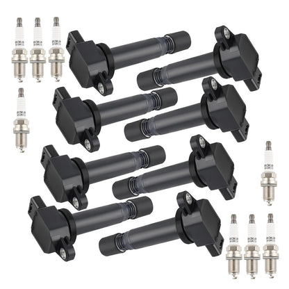 2010 XC90 R-Design Sport Utility 4-Door UF574, C1722 8X Ignition Coil & Spark Plug