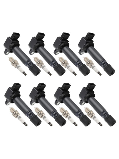 2010 XC90 R-Design Sport Utility 4-Door UF574, C1722 8X Ignition Coil & Spark Plug