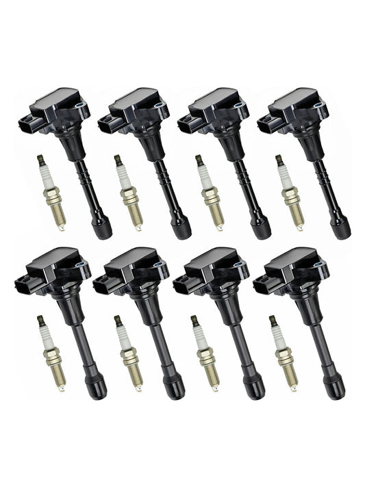 2014-2019 Infiniti QX80 5.6L V8 UF650 8X Ignition Coil & Spark Plug Kit