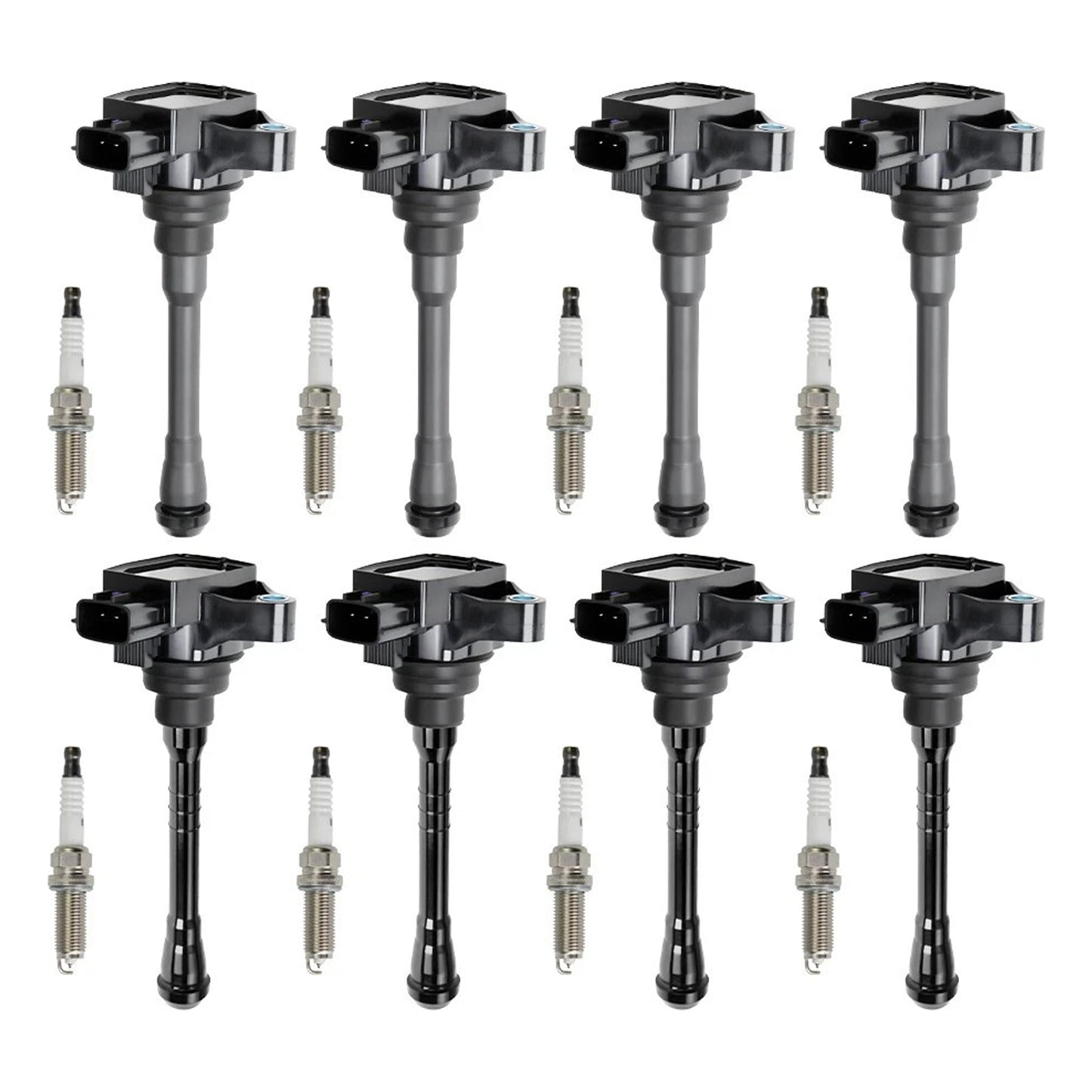 2017-2020 Nissan Titan 5.6L V8 UF812 UF813 8X Ignition Coil & Spark Plug