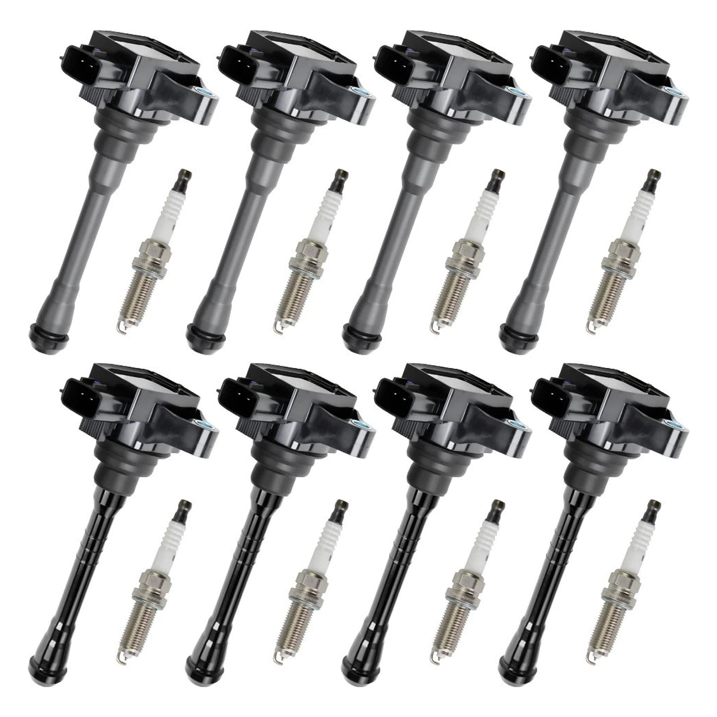2017-2020 Nissan Titan 5.6L V8 UF812 UF813 8X Ignition Coil & Spark Plug