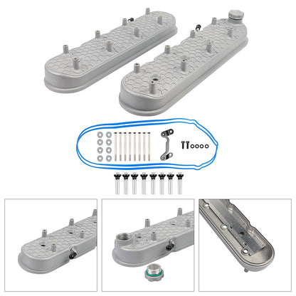 LS1/ LS2/ LS3/ LS6/ LS7 or Similar Soils with 72mm Bolt Spacing Aluminum Tall Valve Covers w/Coil Mounts