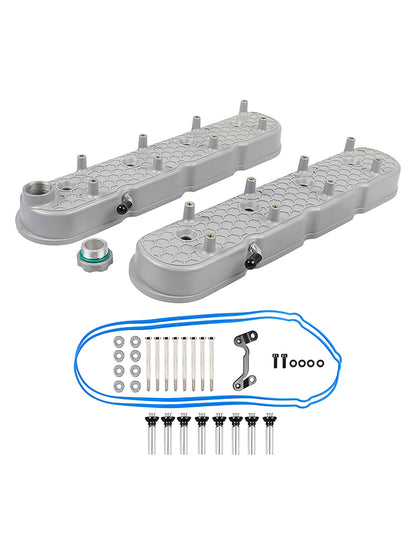LS1/ LS2/ LS3/ LS6/ LS7 or Similar Soils with 72mm Bolt Spacing Aluminum Tall Valve Covers w/Coil Mounts