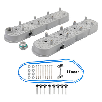 LS1/ LS2/ LS3/ LS6/ LS7 or Similar Soils with 72mm Bolt Spacing Aluminum Tall Valve Covers w/Coil Mounts