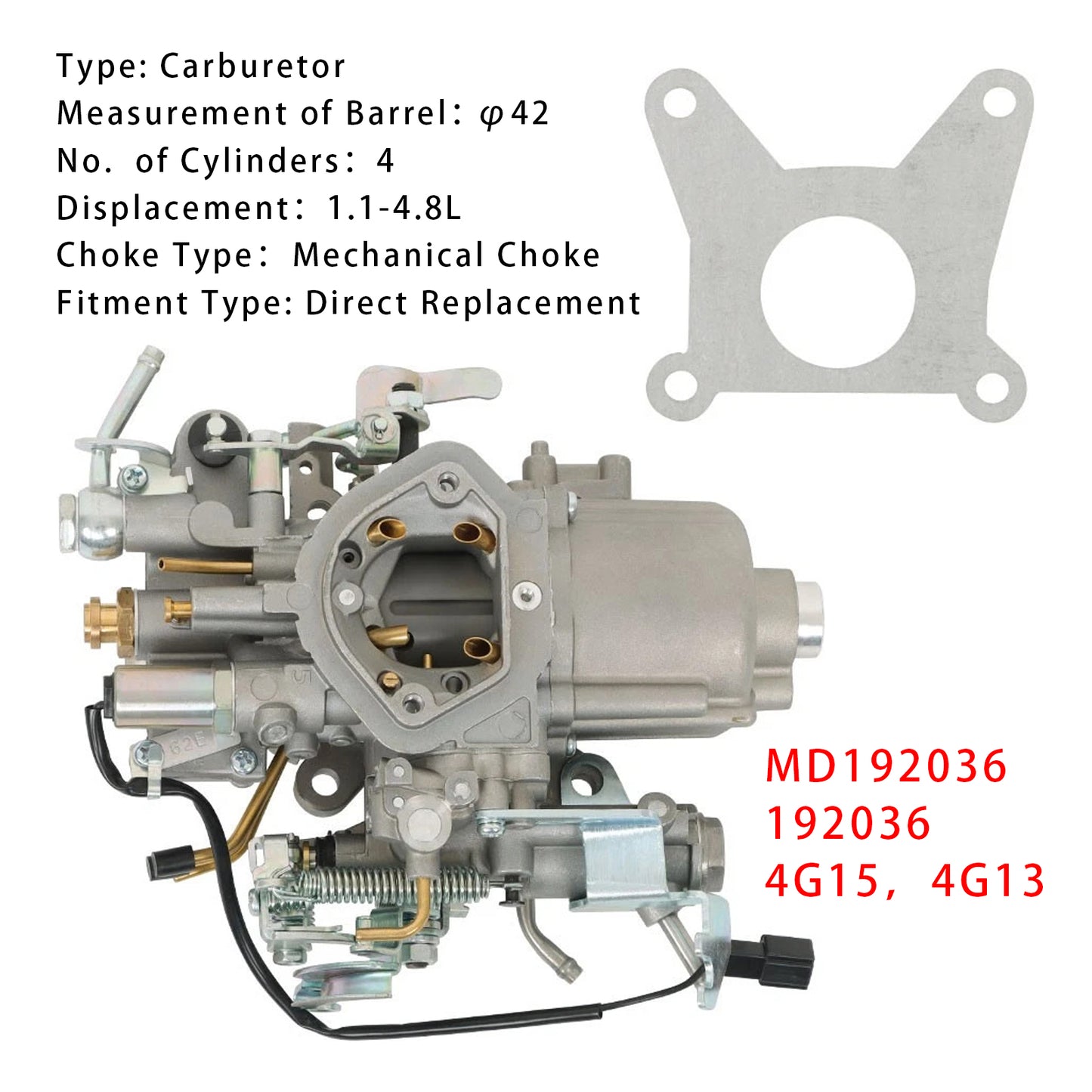 PROTON SAGA Mitsubishi 4g15 4G13 MD192036 Carburetor Carb