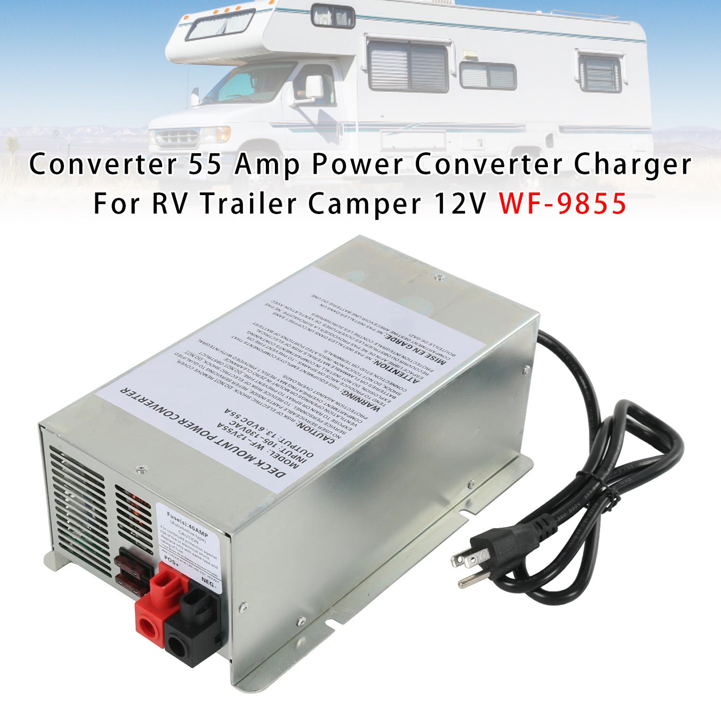 WF-9855AN WF-9855 Converter 55 Amp Power Converter Charger