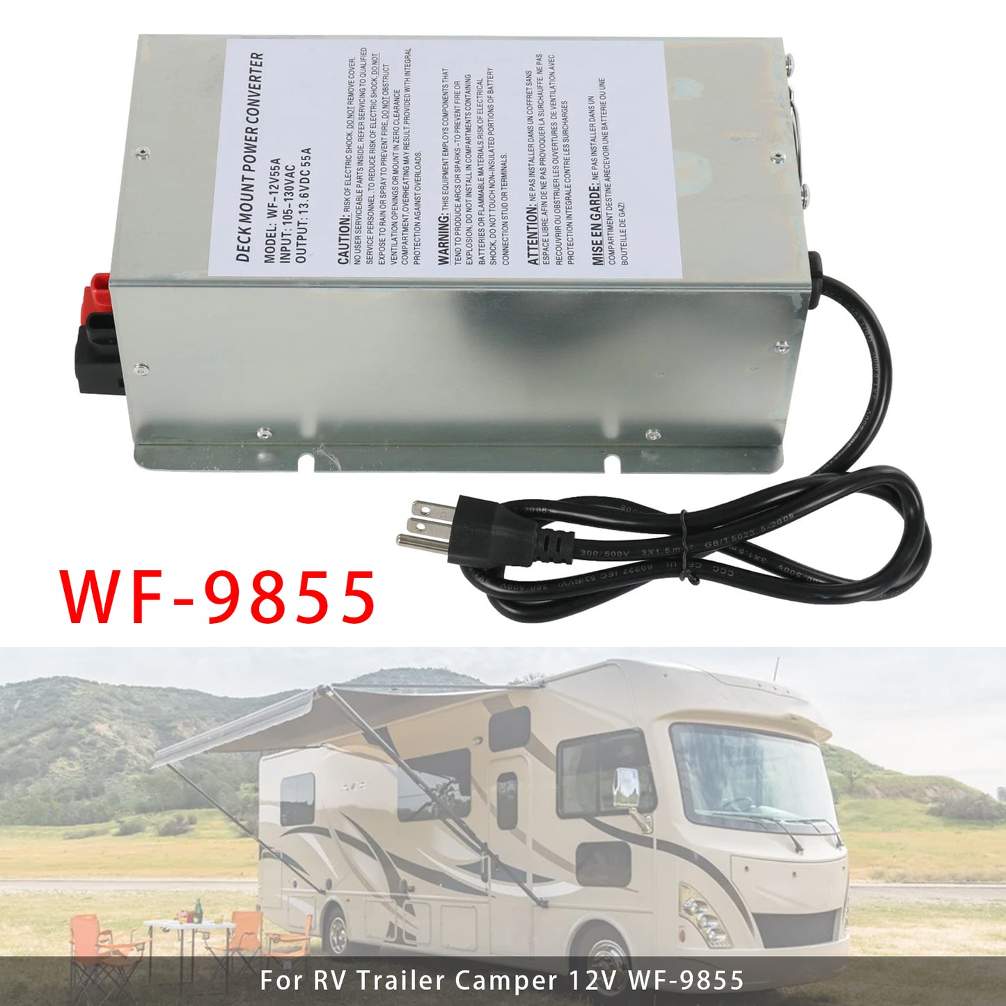 WF-9855AN WF-9855 Converter 55 Amp Power Converter Charger