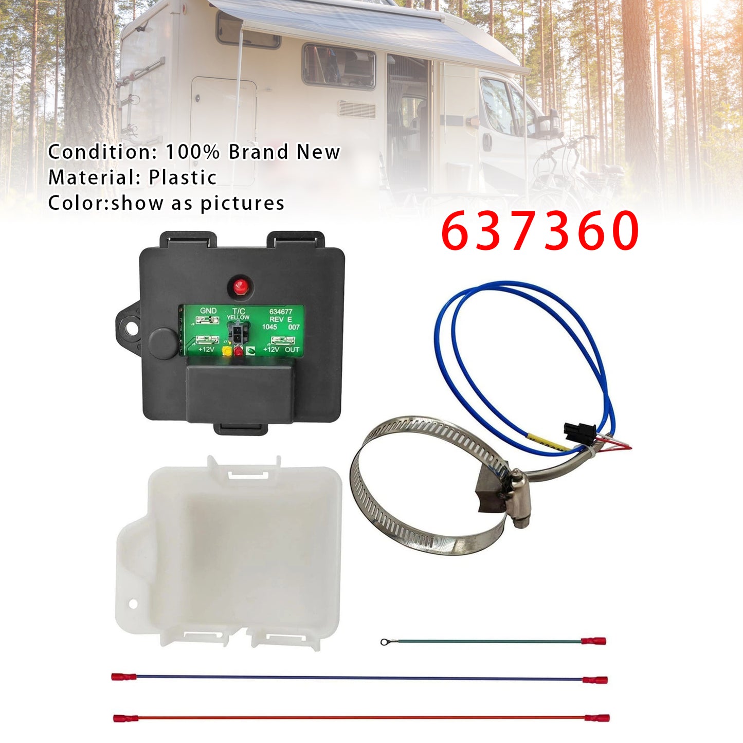 Norcold 1200 Series 1200AC 1200ACIM 1200ACIMD 1200ACIMBK 1200ACIMBKD 1200ACIMSS 1200ACIMSSD 1200LR 1200LRBK 1200LRSS 1200LRWH 1200LRIM 1200LRIMD 1200LRIMBK 1200LRIMBKD 1200LRIMSS 1200LRIMSSD 1200LRIMWH 637360 Temp Monitor Control Kit