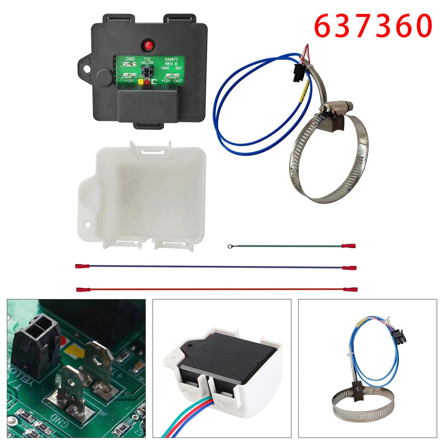Norcold 1200 Series 1200AC 1200ACIM 1200ACIMD 1200ACIMBK 1200ACIMBKD 1200ACIMSS 1200ACIMSSD 1200LR 1200LRBK 1200LRSS 1200LRWH 1200LRIM 1200LRIMD 1200LRIMBK 1200LRIMBKD 1200LRIMSS 1200LRIMSSD 1200LRIMWH 637360 Temp Monitor Control Kit