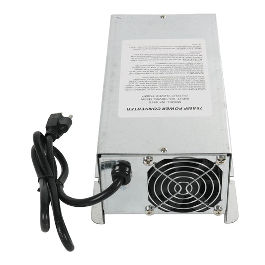 Converter Charger WF-9875 75 Amp DC Output Deck-Mounted Converter Charger