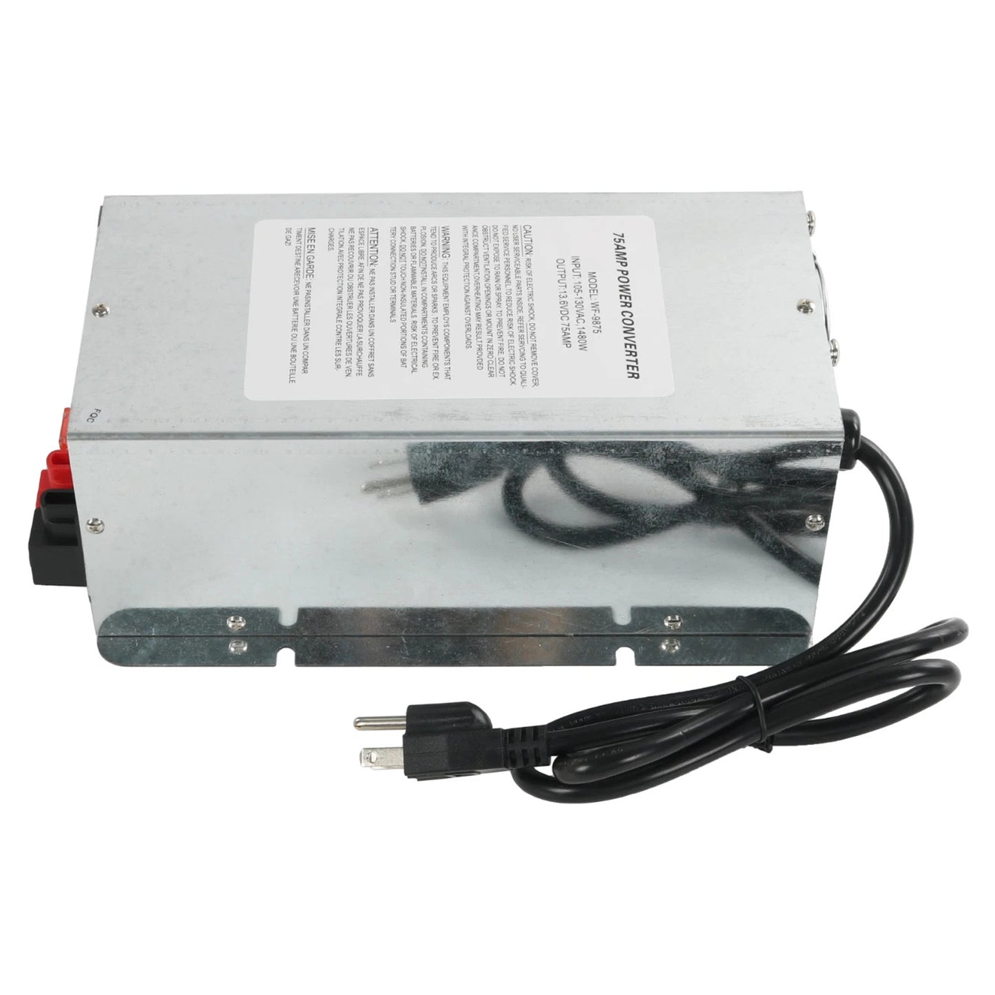 trailers WF-9875 75 Amp DC Output Deck-Mounted Converter Charger