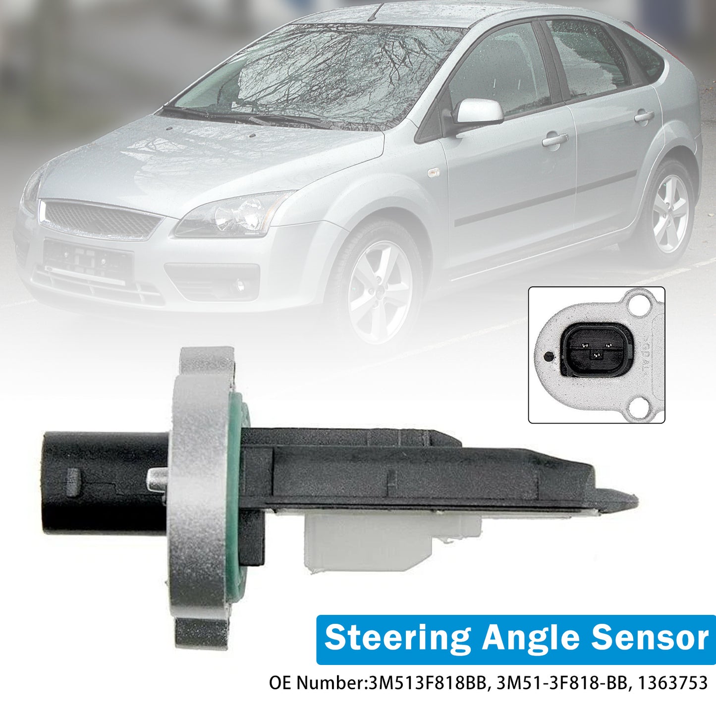 2004-2012 Ford C-Max (DM2) Focus Mk2 3M513F818BB Steering Angle Sensor