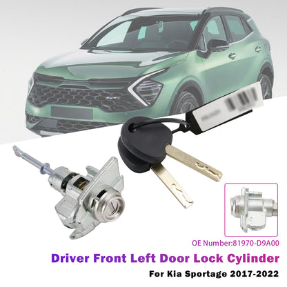 2017-2022 Sportage 81970-D9A00 Driver Front Left Door Lock Cylinder