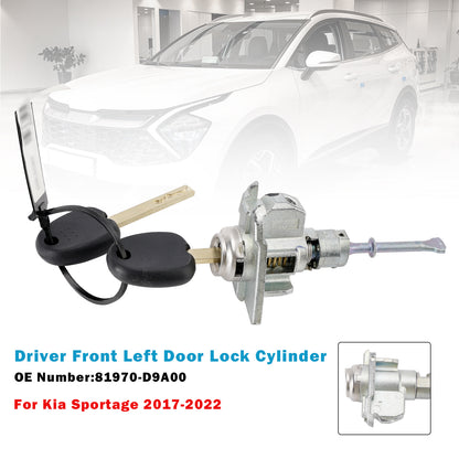 2017-2022 Sportage 81970-D9A00 Driver Front Left Door Lock Cylinder