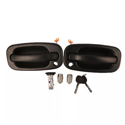 2001-2006 GM Chevy Exterior Door Handle & 2 Door Lock Set & 2 SAME KEYS
