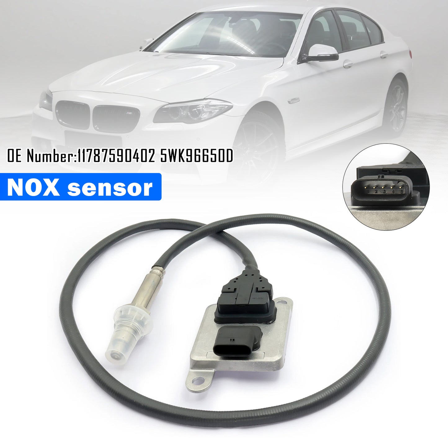 BMW 5 F10 5 Touring F11 523i 528i 530i N53 11787590402 5WK96650D NOX sensor