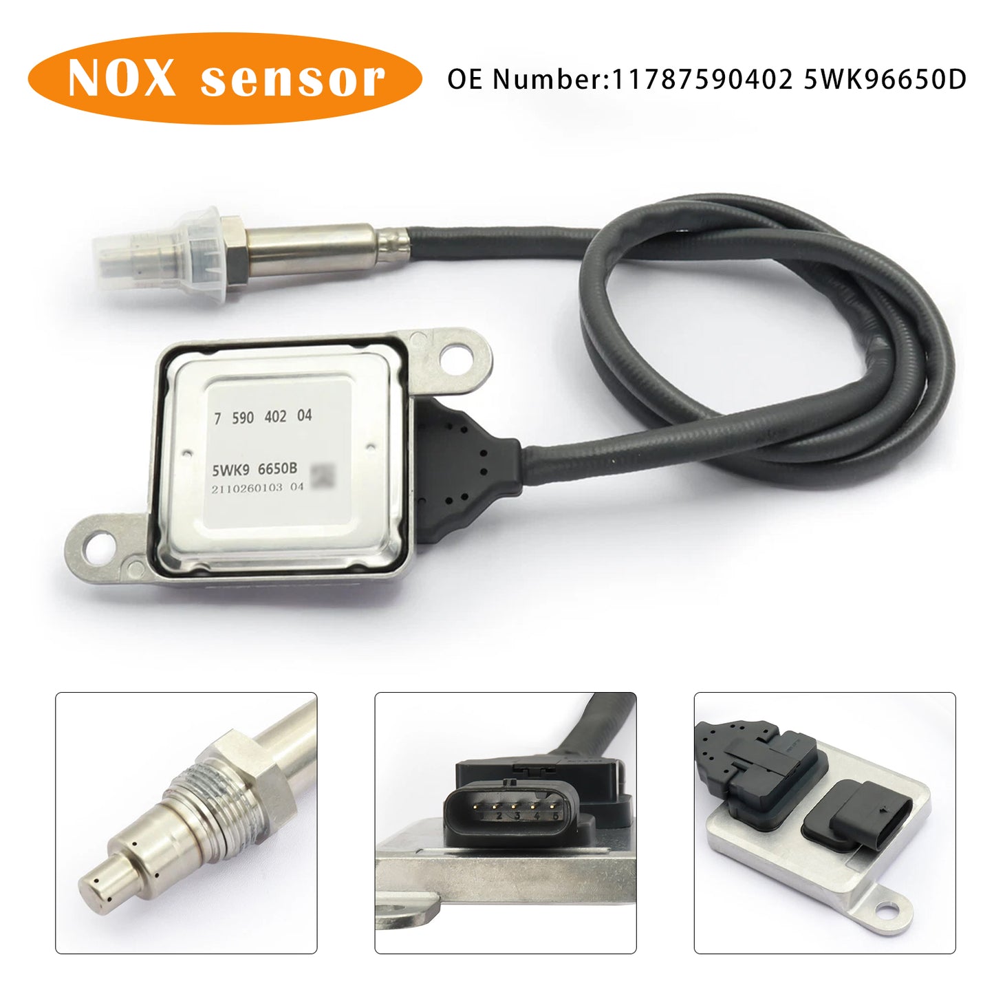 BMW 5 F10 5 Touring F11 523i 528i 530i N53 11787590402 5WK96650D NOX sensor