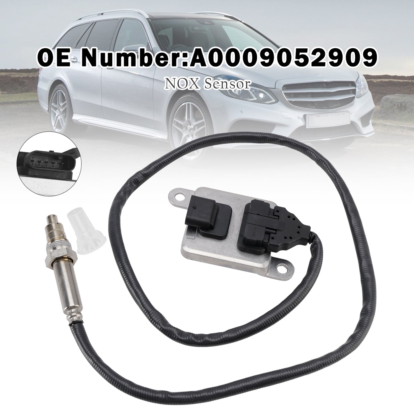 July 2005 - December 2012 ML-Class W164 A0009052909 NOX Sensor Oxygen Sensor