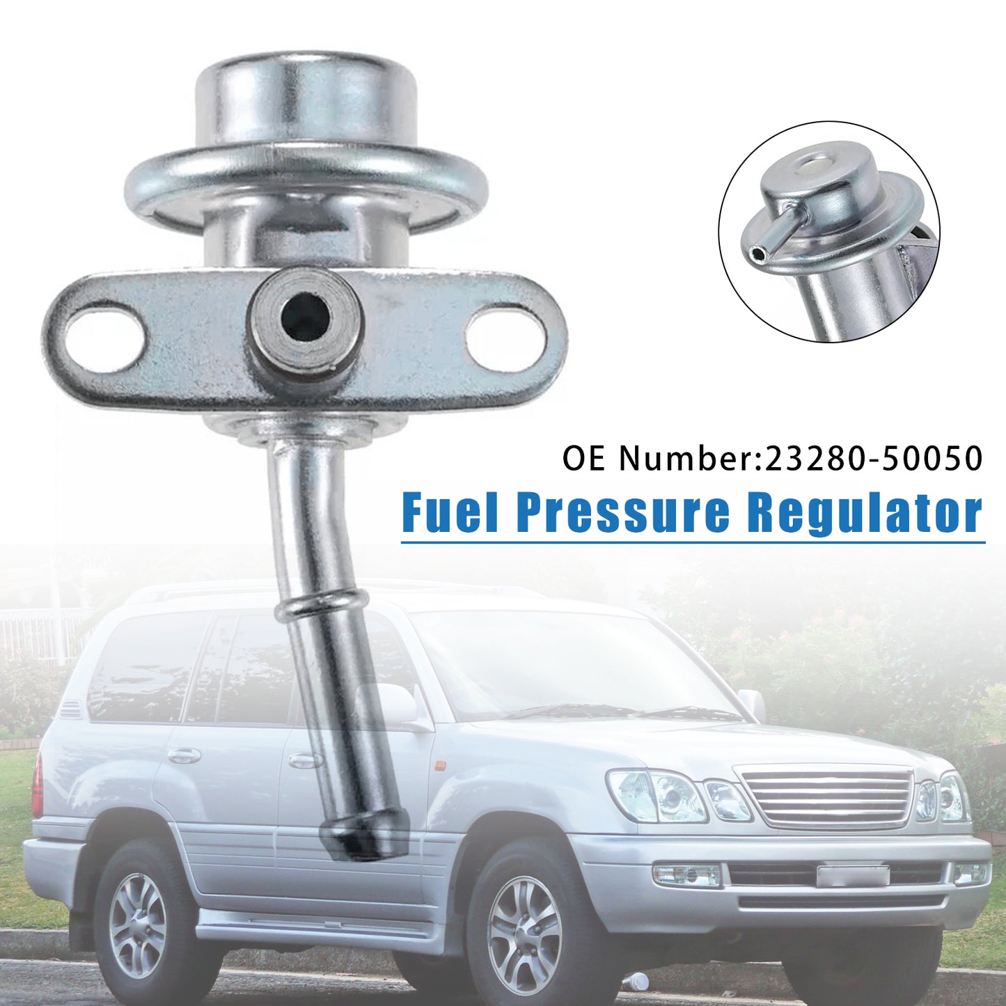 3 Bar For Lexus LX470 GX470 4.7L 23280-50050 Fuel Injection Pressure Regulator