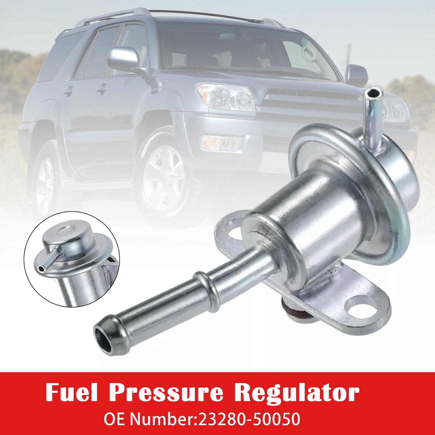 3 Bar For Lexus LX470 GX470 4.7L 23280-50050 Fuel Injection Pressure Regulator