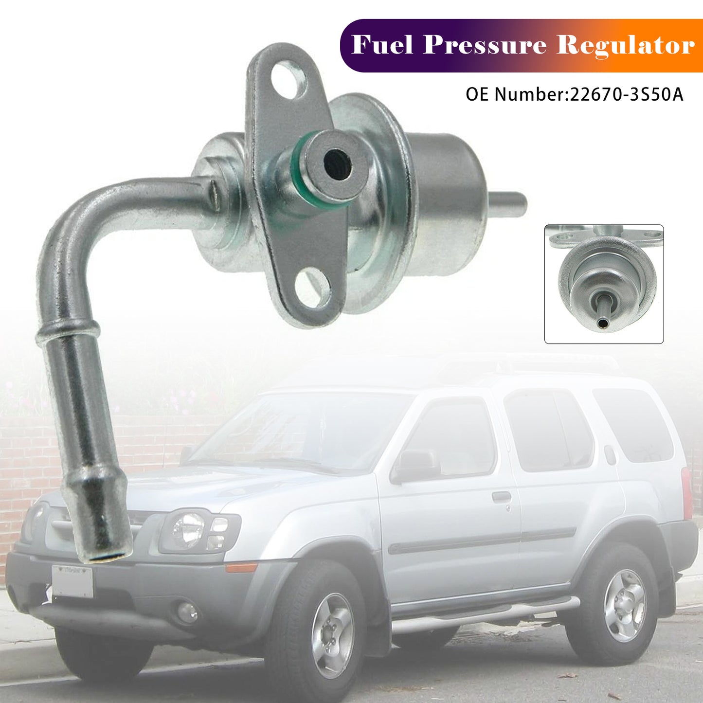 1998-2004 Frontier 2.4L 2389CC l4 GAS DOHC Naturally Aspirated 22670-3S50A Fuel Pressure Regulator