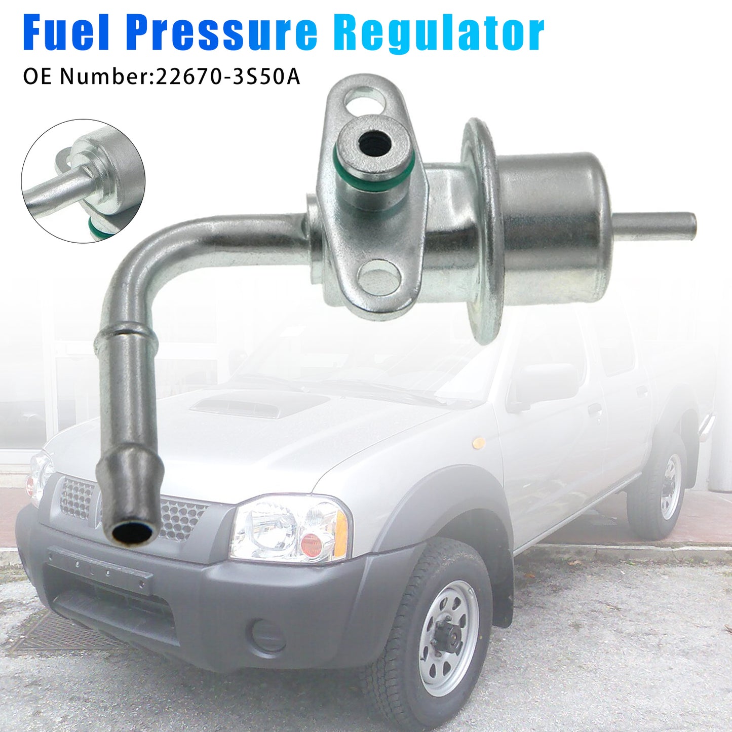 1998-2004 Frontier 2.4L 2389CC l4 GAS DOHC Naturally Aspirated 22670-3S50A Fuel Pressure Regulator