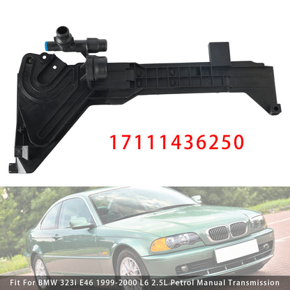 1999 BMW 323i E46 L6 2.5L Petrol Manual Transmission 17111436250 Radiator Expansion Tank Mounting Plate