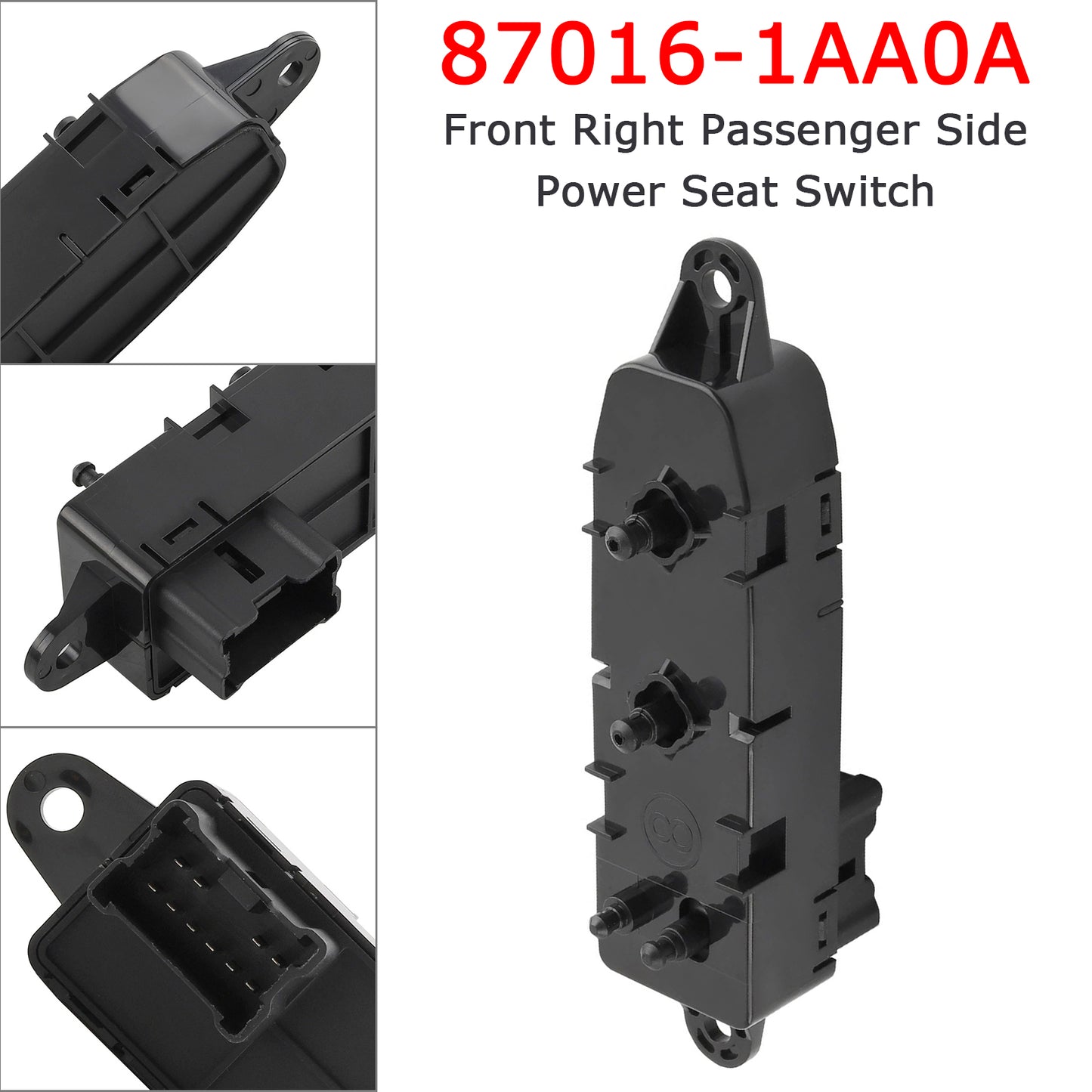 2013 Nissan Pathfinder 87016-1AA0A Front Right Passenger Side Power Seat Switch