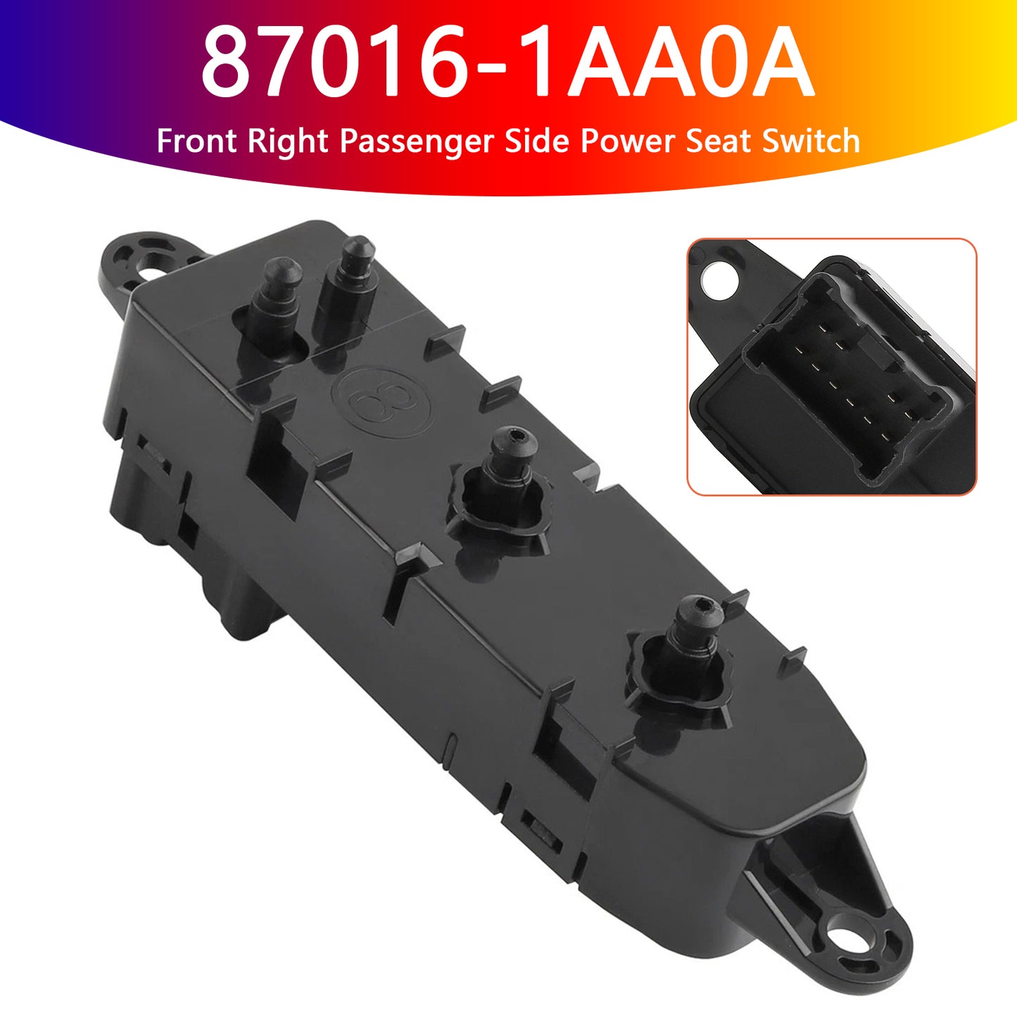 2013 Nissan Pathfinder 87016-1AA0A Front Right Passenger Side Power Seat Switch