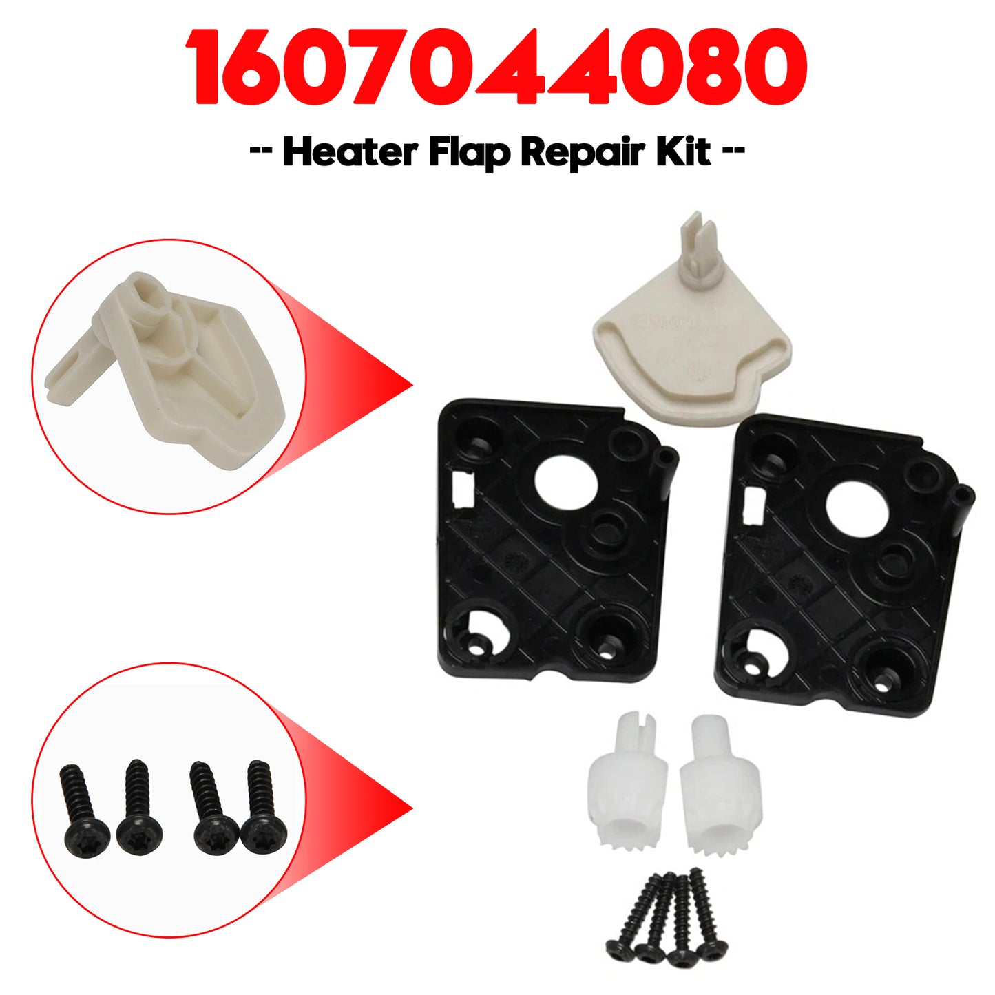 2002-2009 Peugeot 307 SW 1607044080 Heater Flap Repair Kit Dual Zone Climate Control