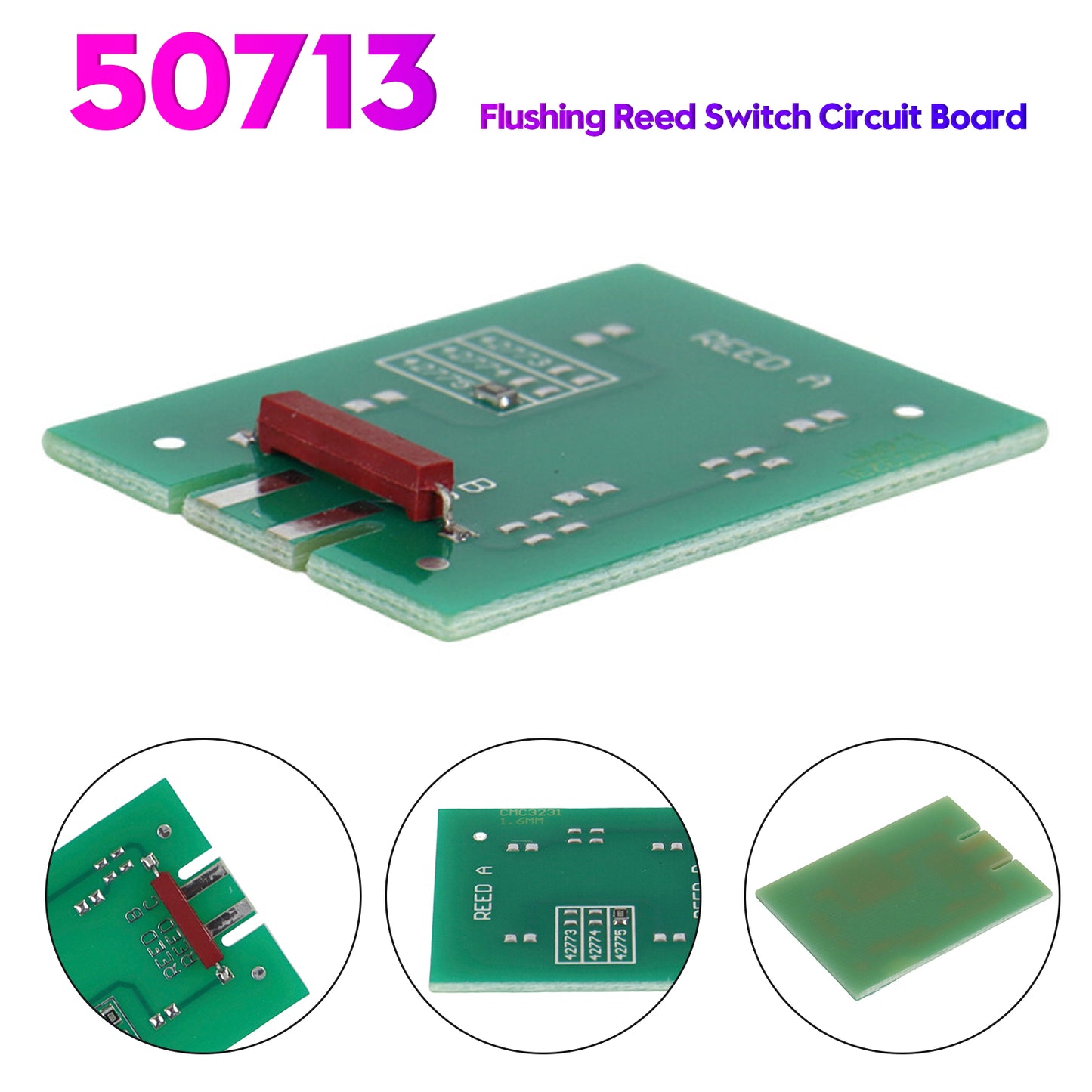 Thetford 50713 Flushing Reed Switch Circuit Board SC250 C250 Cassette Toilet