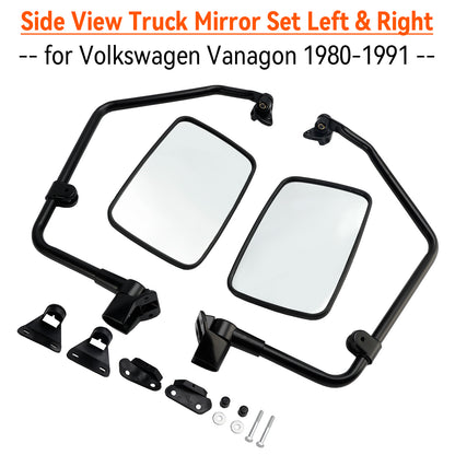 1980-1991 Volkswagen Vanagon Side View Truck Mirror Set Left & Right